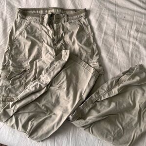 American Eagle Dreamy Drape Cargos, Wide Leg, Size 8